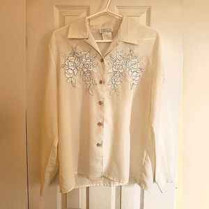 Vintage Tradition Floral Blouse